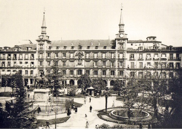 Plaza Mayor de Madrid en 1930