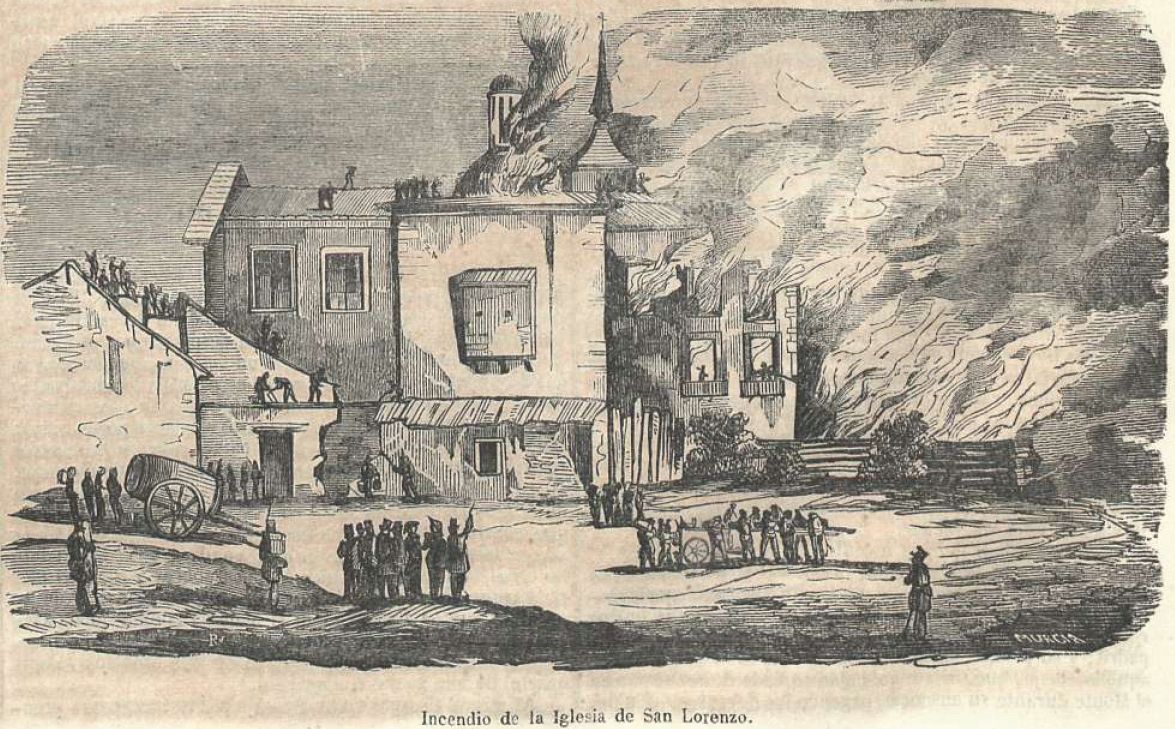 Los bomberos del Madrid de 1850